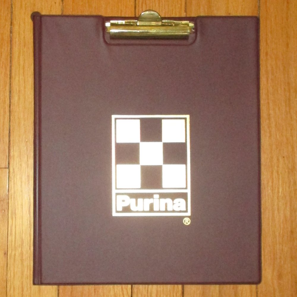 Purina Heavyweight Clipboard Folder With Interior Pocket
